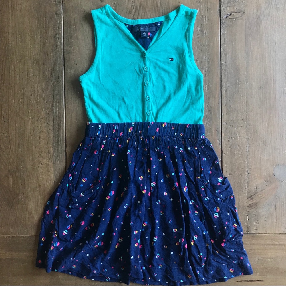 Tommy Hilfiger tank top dress girl xs (4-5)